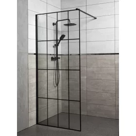 Techno 90x200 cm Walk-in zuhanykabin