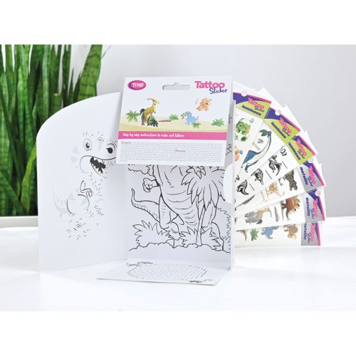 Dinoszauruszos tetoválás matrica szett - 40 db / csomag