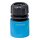 Gyorscsatlakozó AQUACRAFT Standard, átfolyó, 13mm (1/2"), ömlesztett, kínáló dobozban, 50 db/doboz