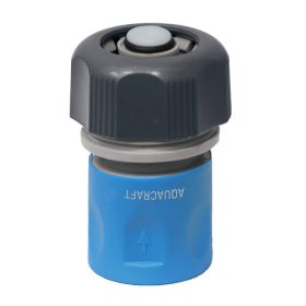   Gyorscsatlakozó AQUACRAFT Standard, víz-stop, 16-19mm (5/8"-3/4"), ömlesztett, kínáló dobozban, 50 db/doboz