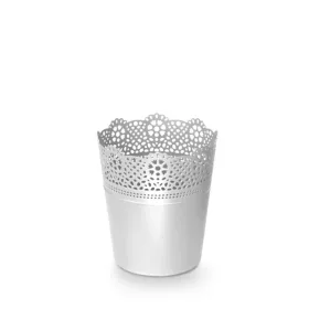 Virágcserép LACE fehér 160mm