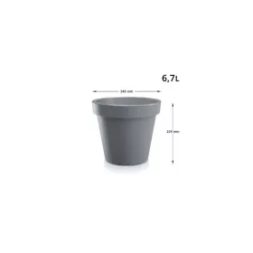 Virágcserép Lofly 225x245mm szürke