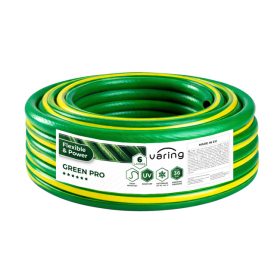 Locsolótömlő VARING GREEN PRO, 6 rétegű, 1/2", 25m