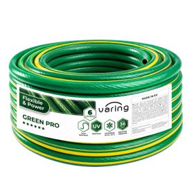 Locsolótömlő VARING GREEN PRO, 6 rétegű, 3/4", 25m