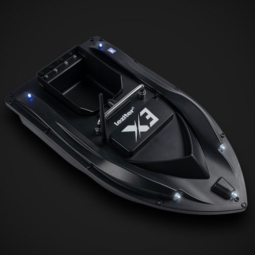 Etetőhajó X3 hátrakidobós fekete