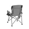 Leziter Comfort Plus karfás horgász szék pohártartóval szürke