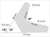 YATO Hegesztési munkadarabtartó mágnes 60-90-120°/10 kg (2 db)