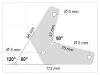YATO Hegesztési munkadarabtartó mágnes 60-90-120°/10 kg (2 db)