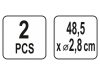 YATO Kiegészítő acélcső szerszámkocsihoz (2 db)