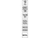 YATO Csiszolószalag 330 x 10 mm P100 (10 db)