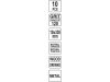 YATO Csiszolószalag 330 x 10 mm P120 (10 db)