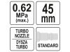 YATO Pneumatikus lefúvató pisztoly turbó 45 mm