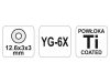 YATO Csempevágó kerék 12,6 x 3 x 3 mm (YT-3703 csempevágóhoz)