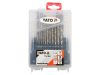 YATO Csigafúró készlet 19 részes 1-10 mm HSS Co