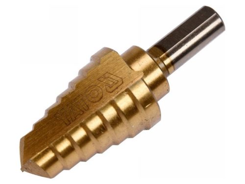 YATO Lépcsős fúró 14-26 mm 7 lépcsős HSS titán-nitrid