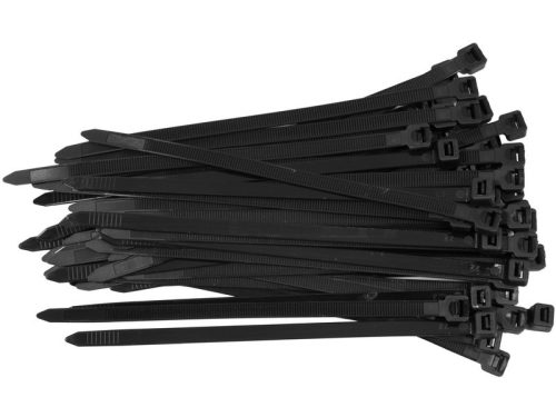 YATO Kábelkötegelő fekete 300 x 7,6 mm (50 db)