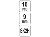 YATO Törhető penge extra éles 9 mm (10 db)