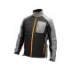 YATO Munkavédelmi softshell kabát fekete-szürke XXL-es méret 3 zsebes