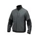 YATO Munkavédelmi softshell kabát szürke-fekete XXL-es méret 3 zsebes