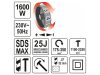 YATO Fúrókalapács SDS-Max 25 J 1600 W
