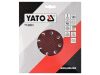 YATO Tépőzáras fíbertárcsa 180 mm / P60 (3 db)