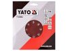 YATO Tépőzáras fíbertárcsa 180 mm / P80 (3 db)