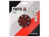 YATO Tépőzáras fíbertárcsa 180 mm / P150 (3 db)