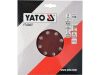 YATO Tépőzáras fíbertárcsa 180 mm / P240 (3 db)