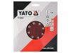 YATO Tépőzáras fíbertárcsa 180 mm / P240 (3 db)