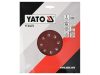 YATO Tépőzáras fíbertárcsa 225 mm / P80 (3 db)