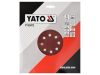 YATO Tépőzáras fíbertárcsa 225 mm / P100 (3 db)