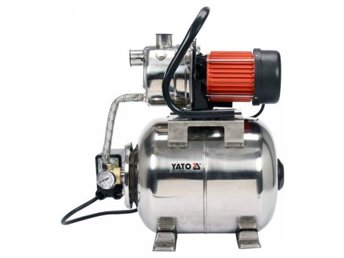 YATO Házi vízmű szivattyú inox hidrofor tartállyal 1200 W