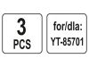 YATO Szintetikus porzsák 30 liter YT-85701 porszívóhoz (3 db)