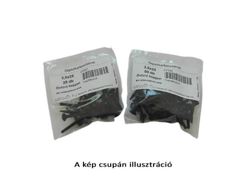 Gipszkartoncsavar foszfátozott önfúró heggyel 3,5x25 (50 db)