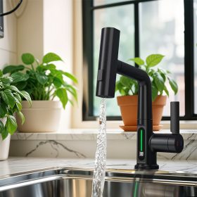   Mara mosogató csaptelep multifunkciós fejjel digitális kijelzővel